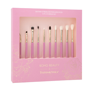Zestaw 10-ciu Pędzli do Makijażu oczy Boho x Marzena Tarasiewicz