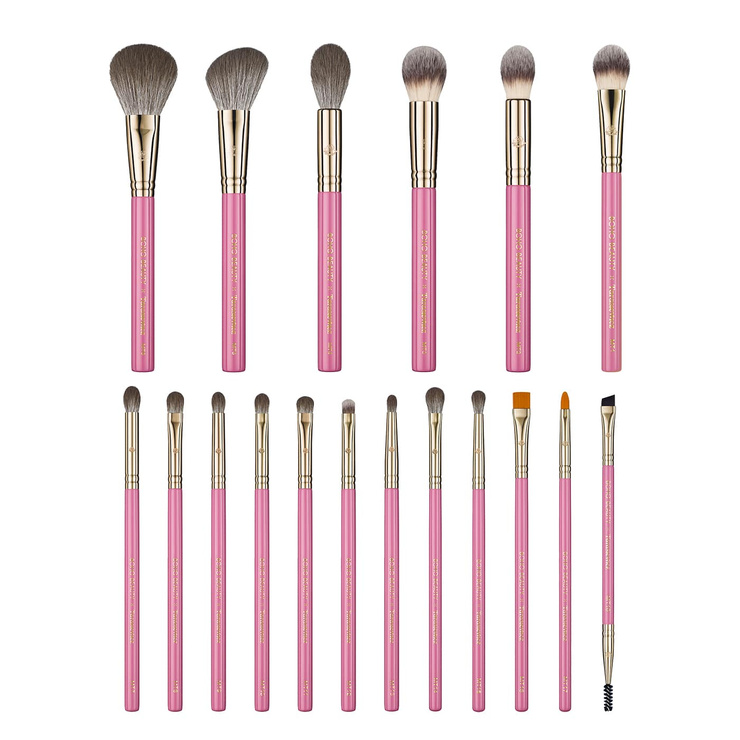 Boho x Marzena Tarasiewicz ZESTAW 18 Pędzli do Makijażu