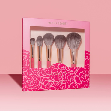 Rose Touch Zestaw 5 Pędzli do Makijażu Twarzy