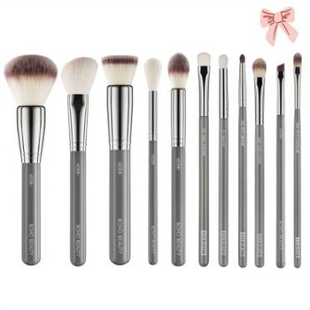 Zestaw 11 Pędzli do Makijażu na Prezent