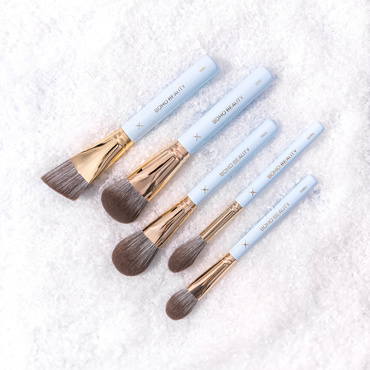 Zestaw 5 Pędzli do Makijażu Twarzy B.L.U.E. 