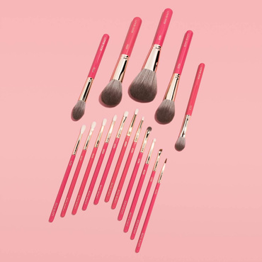 Rose Touch Zestaw 16 Pędzli do Makijażu