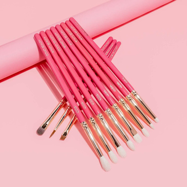 Rose Touch Zestaw 11 Pędzli do Makijażu Oczu