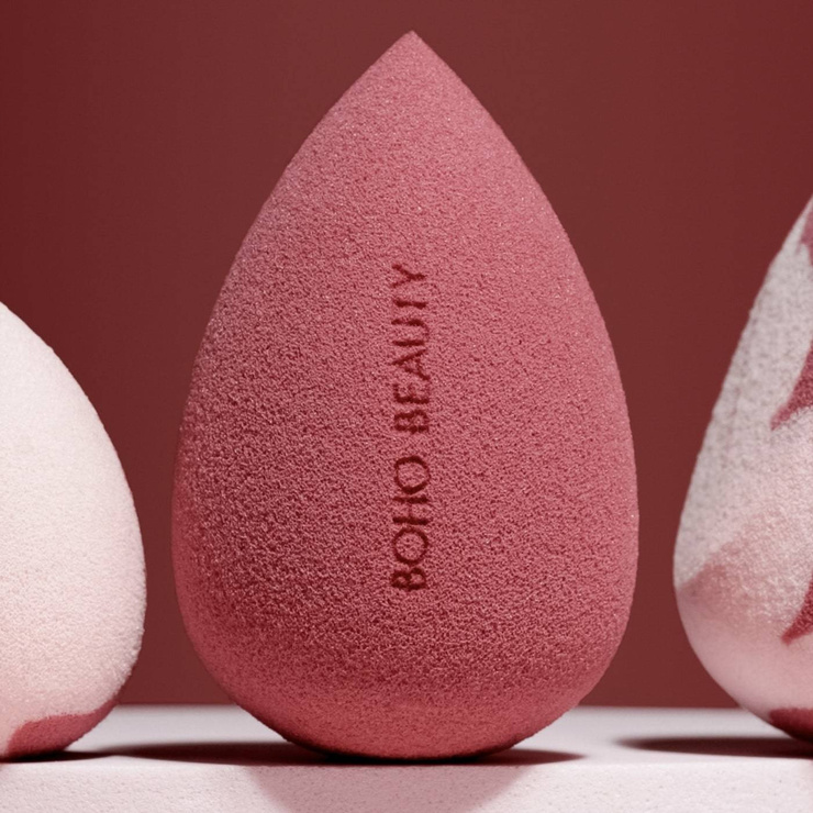 Zestaw 2 Gąbki do Makijażu Berry Regular z Mini