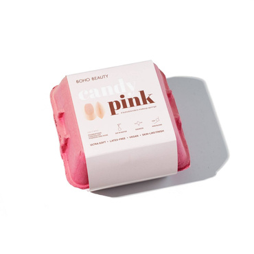 Zestaw 4 Gąbki Do Makijażu Candy Pink