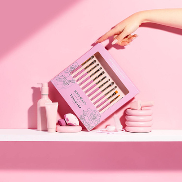 Boho x Marzena Tarasiewicz ZESTAW 12 Pędzli do Makijażu Oczu