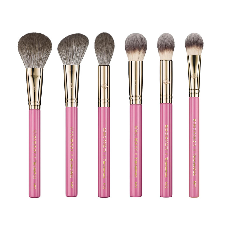 Boho x Marzena Tarasiewicz Zestaw 6 Pędzli do Makijażu Twarzy