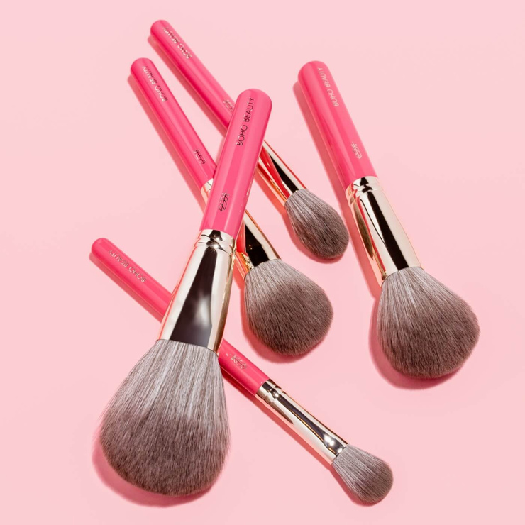 Rose Touch Zestaw 5 Pędzli do Makijażu Twarzy
