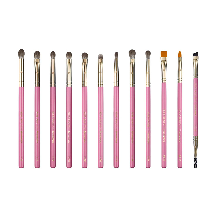 Boho x Marzena Tarasiewicz ZESTAW 12 Pędzli do Makijażu Oczu