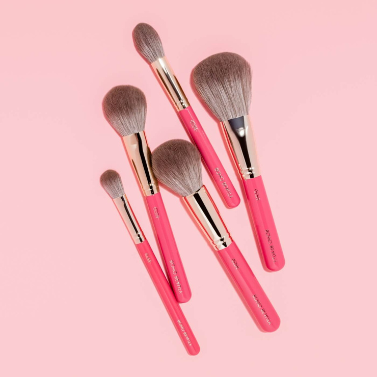 Rose Touch Zestaw 5 Pędzli do Makijażu Twarzy