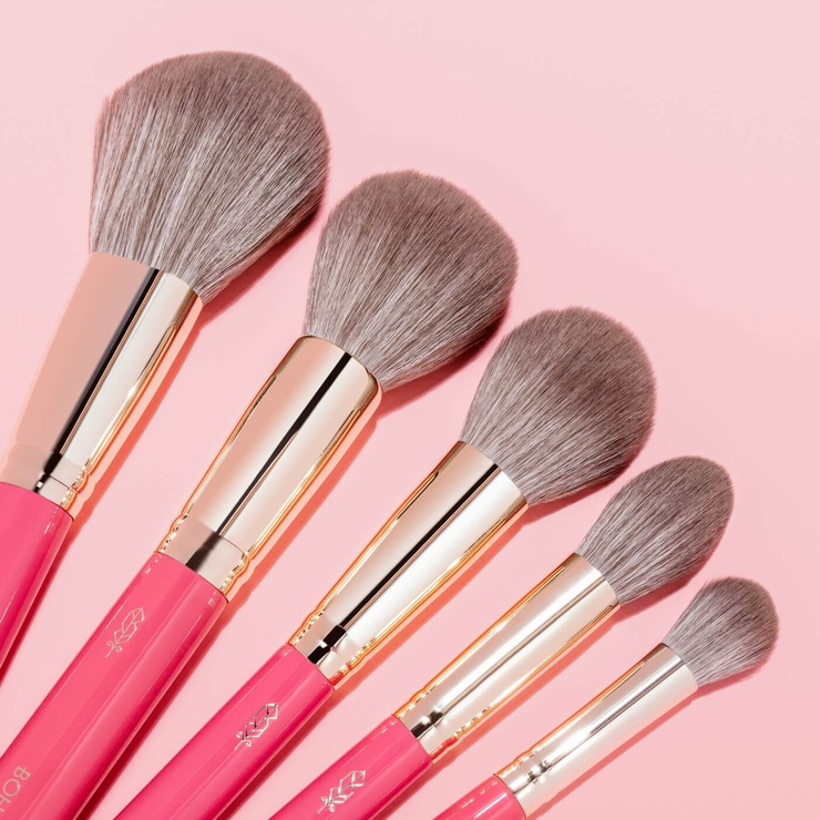 Rose Touch Zestaw 5 Pędzli do Makijażu Twarzy
