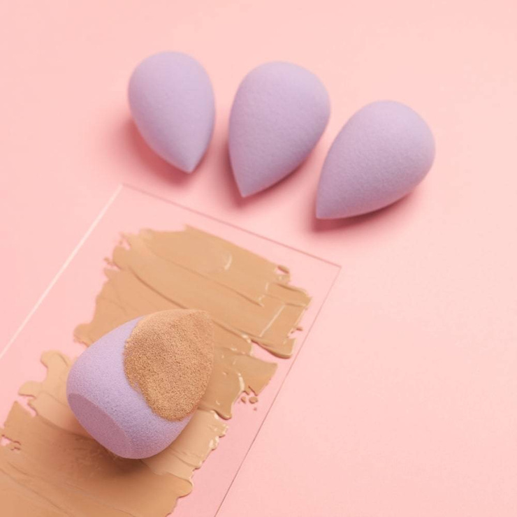 Bohoblender Gąbka do makijażu Flat Cut Lilac