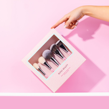 LOVE COLOR Zestaw 5-ciu Pędzli do twarzy