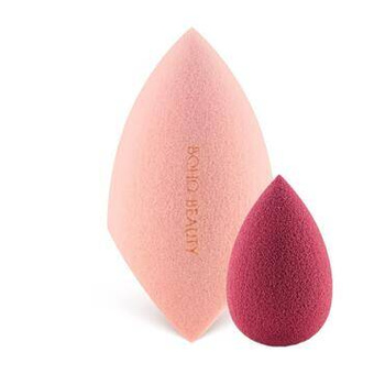 Zestaw 2 Gąbki do Makijażu V Cut Pink Slim z Berry Mini