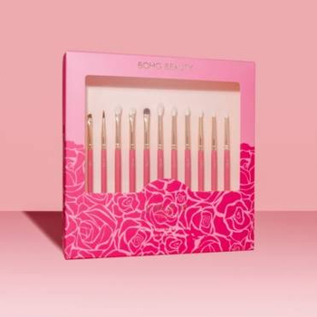 Rose Touch Zestaw 11 Pędzli do Makijażu Oczu