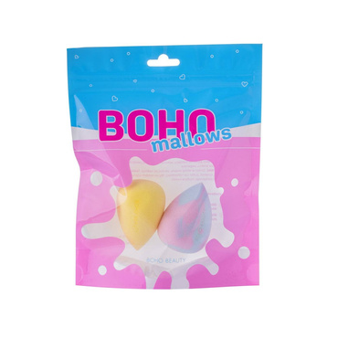 Zestaw 2 Gąbki BOHOMALLOWS Pink Sugar + Lemon