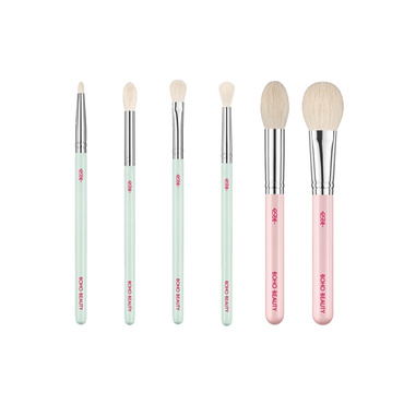 LOVE COLOR Zestaw 6 Pędzli do Makijażu Soft Eye & Face na prezent